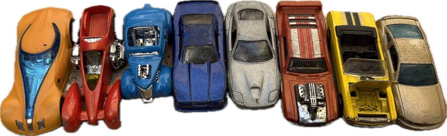 Vintage hot wheels car lot of 8