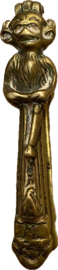 Vintage brass nutcracker monkey