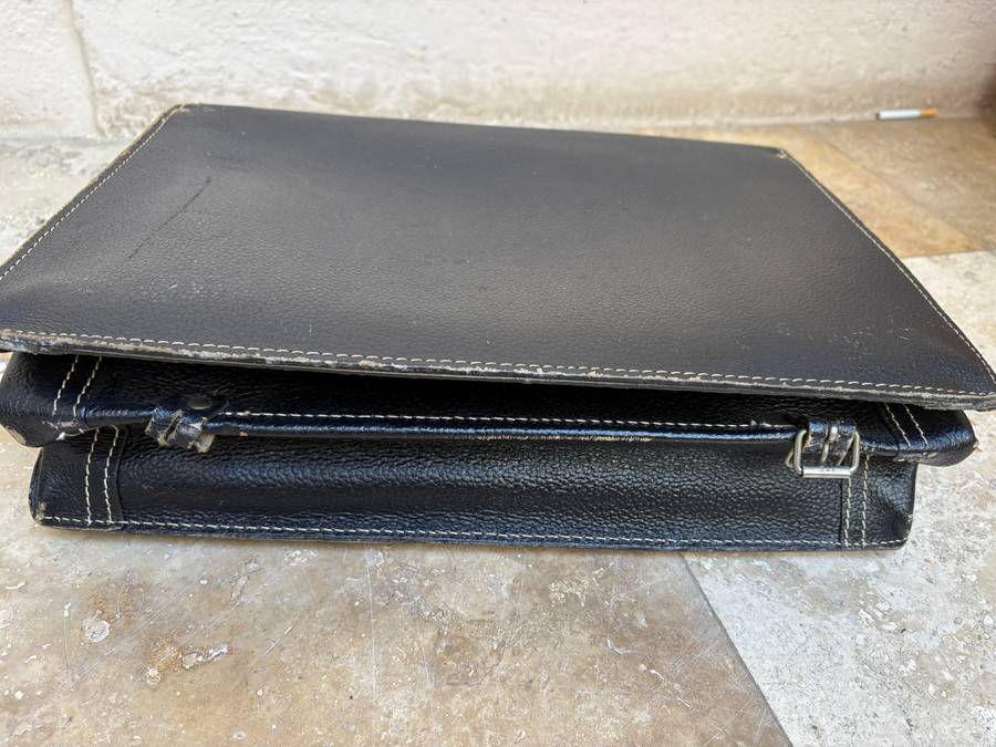 Vintage School Leather Briefcase
