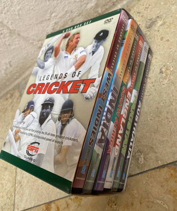 Legends of cricket 6 dvd box set