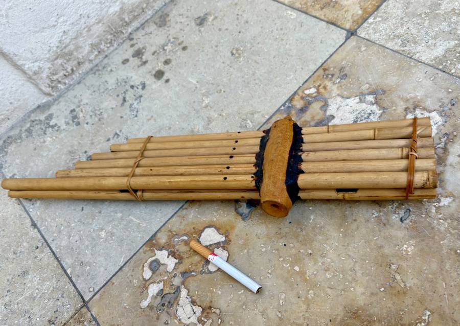 Thai traditional Bamboo flute , Isan Khaen musical instrument