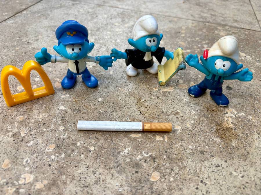 Smurf Peyo McDonalds lot of 3 2018