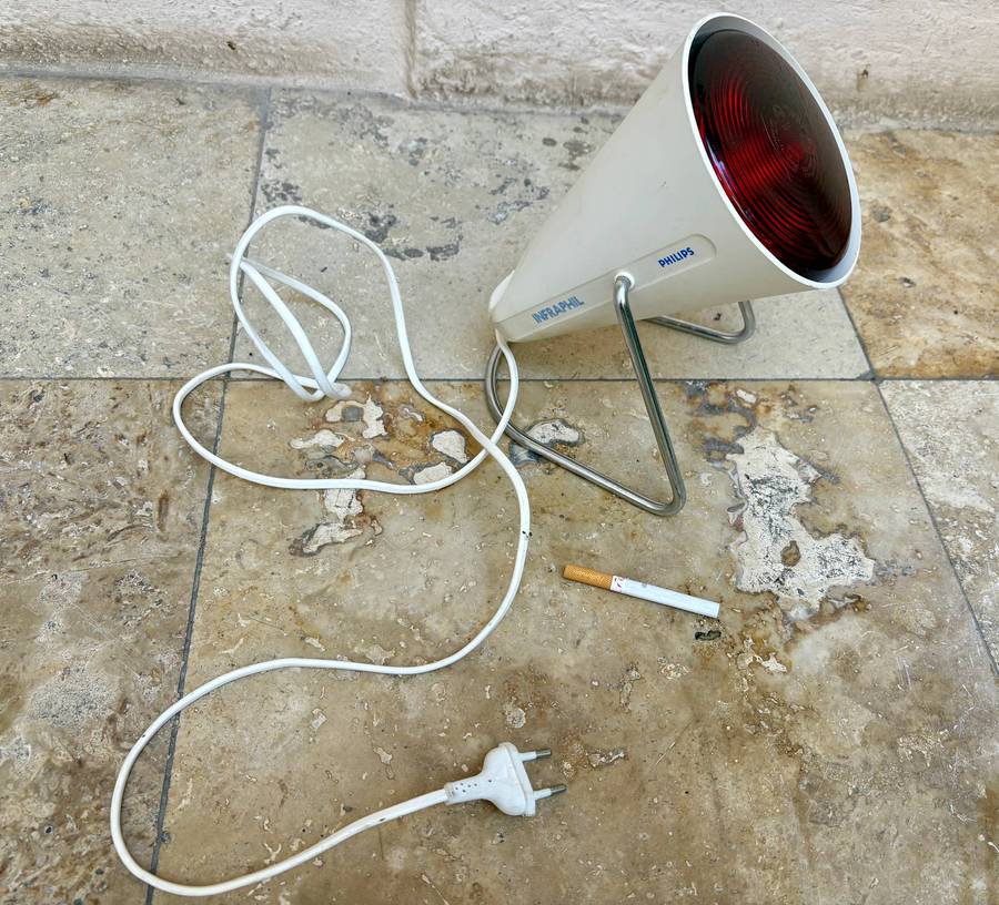 Vintage Philips Infraphil Red Lamp Healing Light