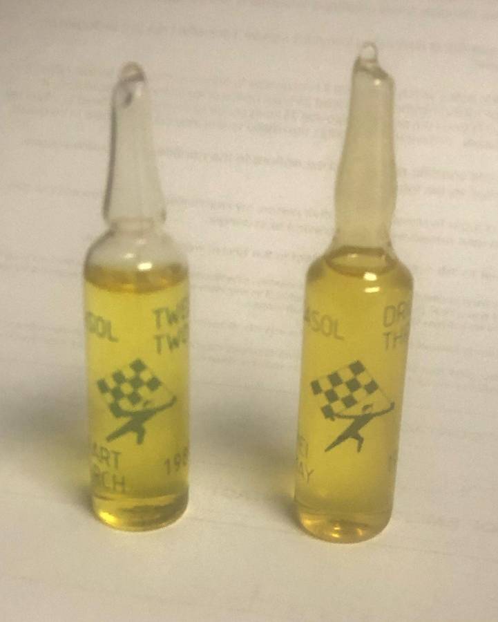 SASOL 2 & 3 Commemorative first fuel production ampules