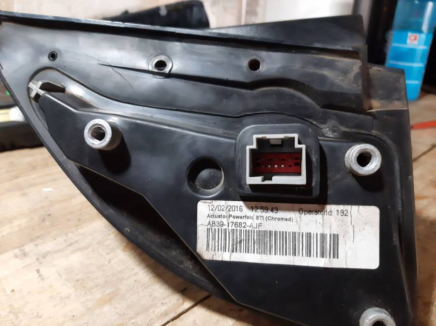 Ford Ranger Right Electric Mirror Chrome (HOUSING ONLY)