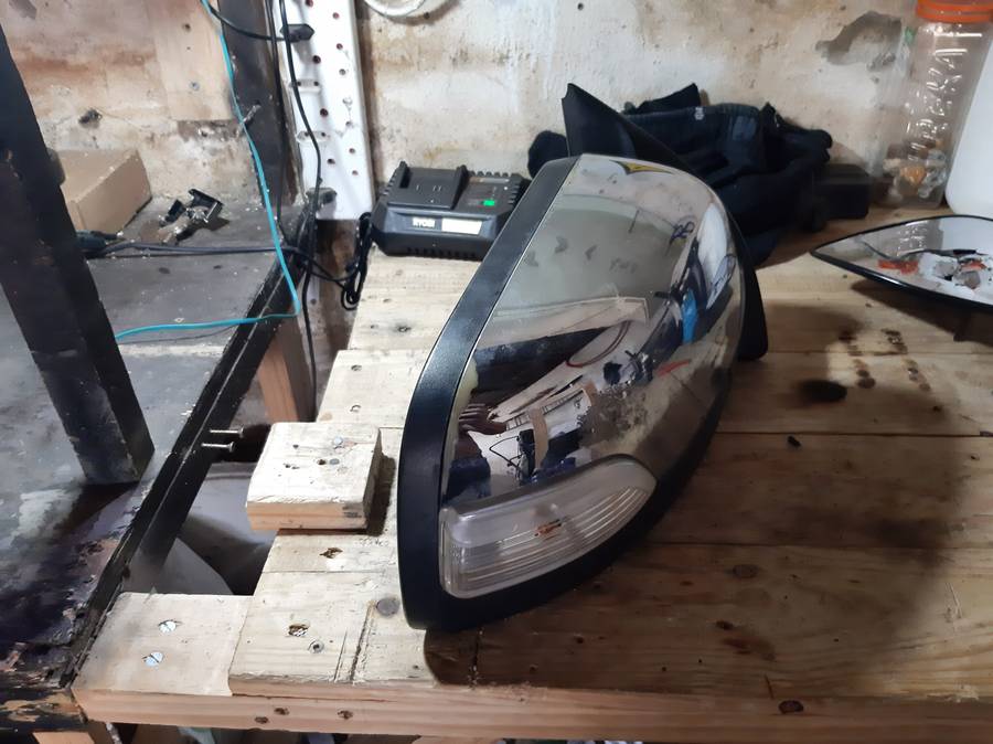 Ford Ranger Right Electric Mirror Chrome (HOUSING ONLY)