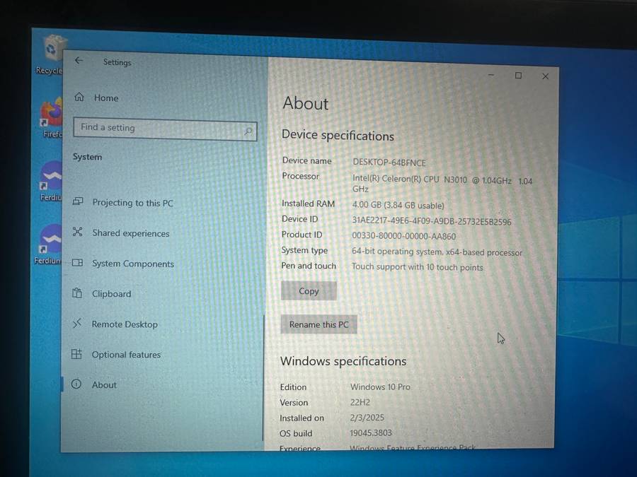 IT Master Foldable Laptop Tablet PC - Celeron N3010 - 4 GB RAM - Windows 10 Pro - Touchscreen