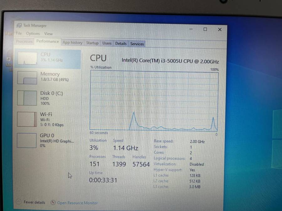 Lenovo ThinkPad Intel Core i3 - preowned