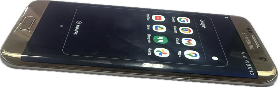 Clearance:  SAMSUNG  GALAZY S7 EDGE  Cracked Screen -  PLEASE READ 32  GB
