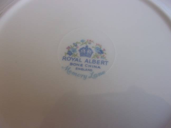 Vintage Royal Albert "Memory Lane" tea trio