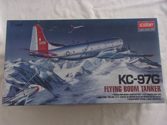 Academy 1:72 scale KC-97G Flying Boom Tanker kit - 1605