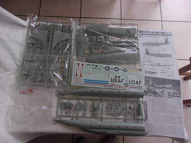 Academy 1:72 scale KC-97G Flying Boom Tanker kit - 1605