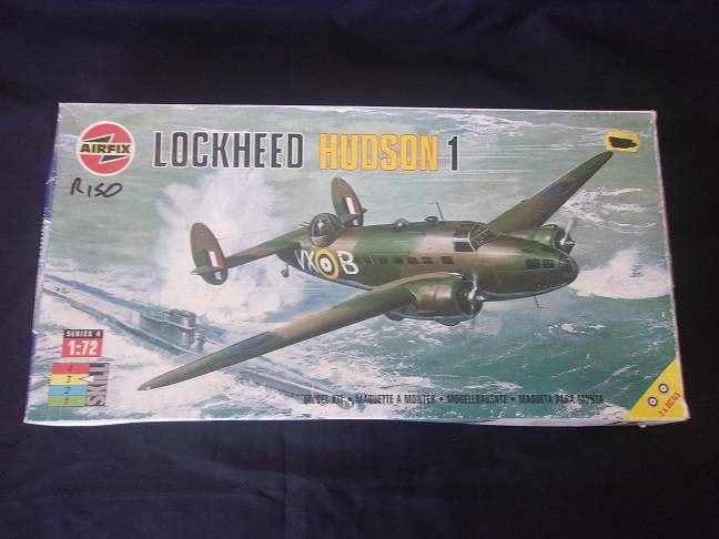Academy 1:72 scale P-40M/N & Airfix Lockheed Hudson 1 model plane kits for 1 bid