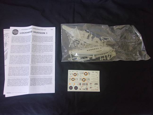 Academy 1:72 scale P-40M/N & Airfix Lockheed Hudson 1 model plane kits for 1 bid