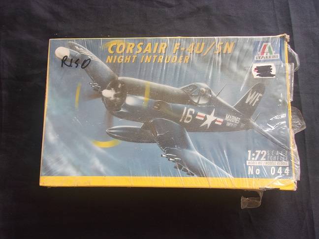 Italeri 1:72 scale Corsair & Frog Lightning Inteceptor model plane kits for 1 bid