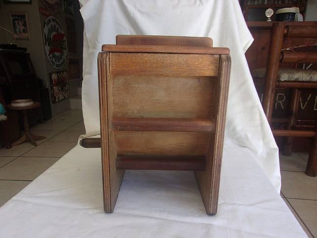 Vintage wooden square butter churn