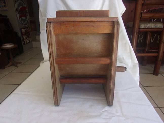 Vintage wooden square butter churn