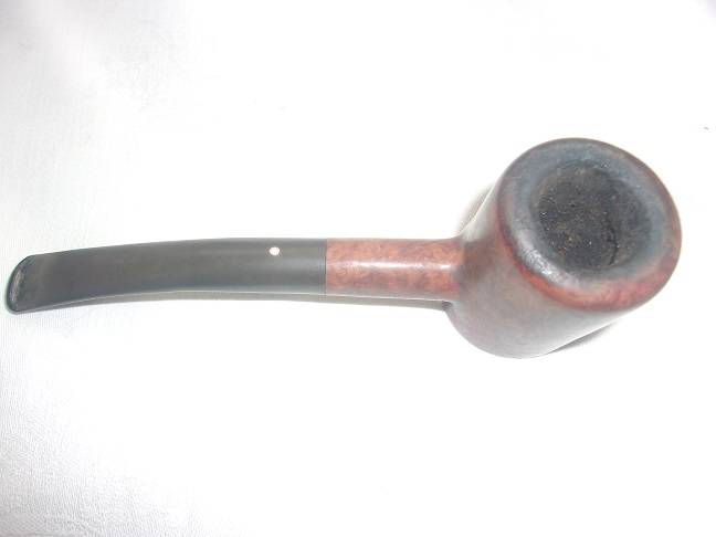 Vintage Dunhill Bruyere 475 White Spot Estate smoking pipe with pouch
