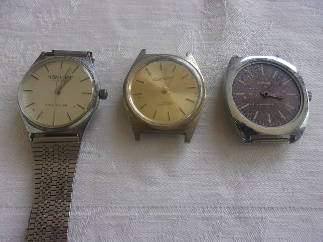 Lot of vintage watches and watch & clock parts for 1 bid