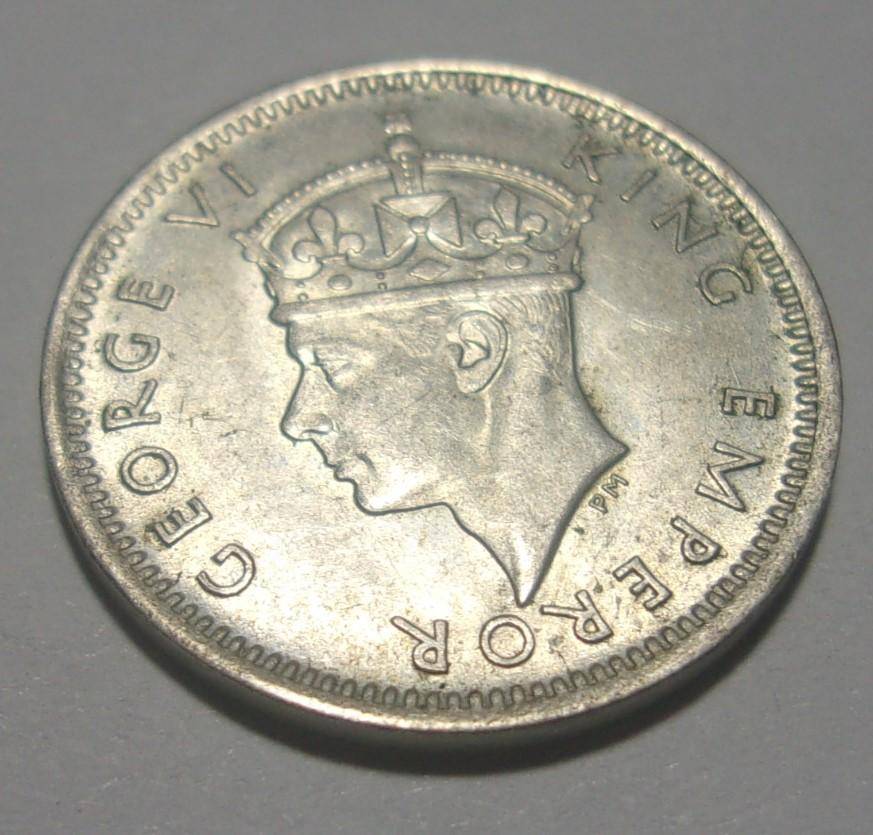 1946 silver Southern Rhodesia 3 Pence coin