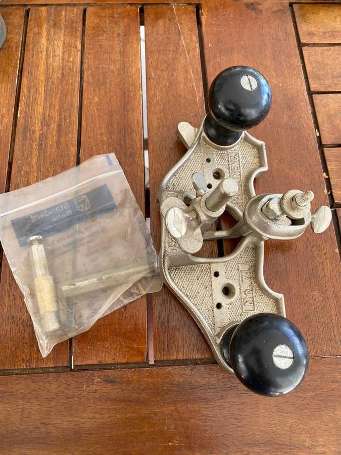 Complete Stanley 71 Tooth(Router) Plane.