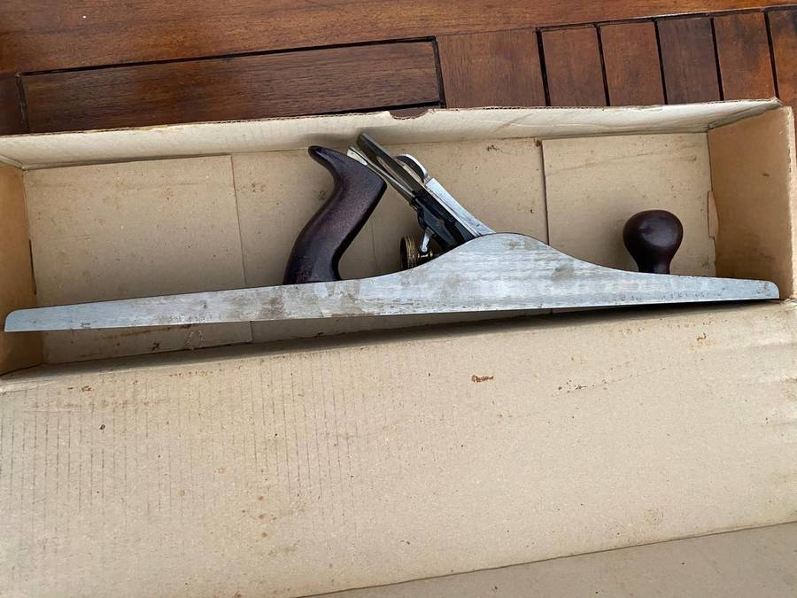 Boxed Stanley England no 7 Plane with Serial no 012-007.