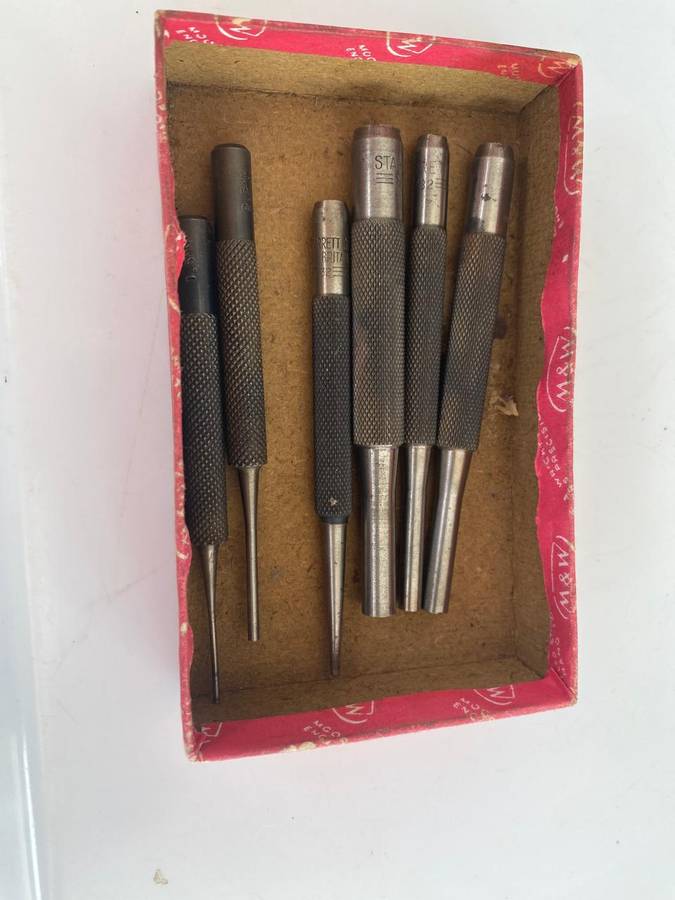 Starrett Punches of Different Sizes x 6.