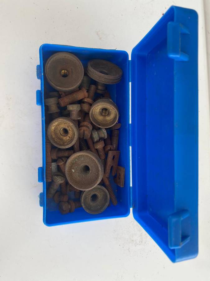 Planes. - Box with 41 Parts for Repairing planes