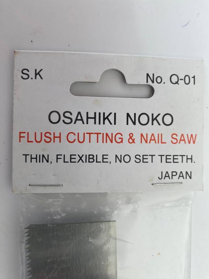 Fine Dicks Japanese Dowel Cutting Saw.