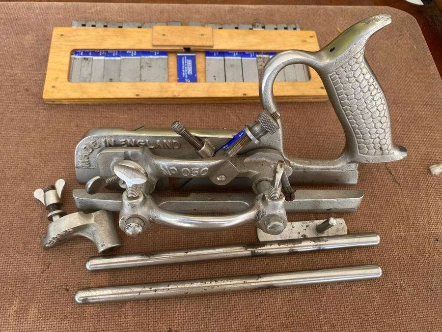 Record No. 050 Multiplane Complete with 17 Tungsten Steel Cutters.