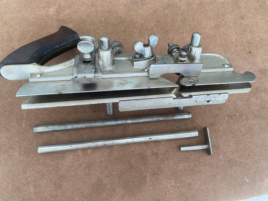 Stanley 45 USA-made Multi-Plane in Original Box with 18 Cutters.