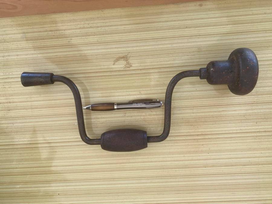 Unmarked Vintage Drill Brace.