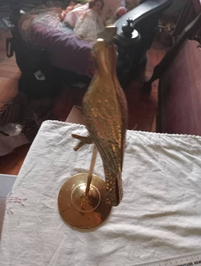 VINTAGE BRASS BIRD