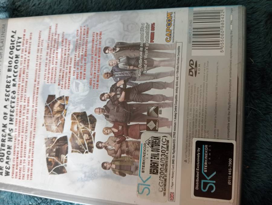 PLASTATION2 RESIDENT EVIL