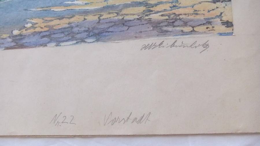 An original hand made print by international artist Hedwig Brecher Eibuschitz