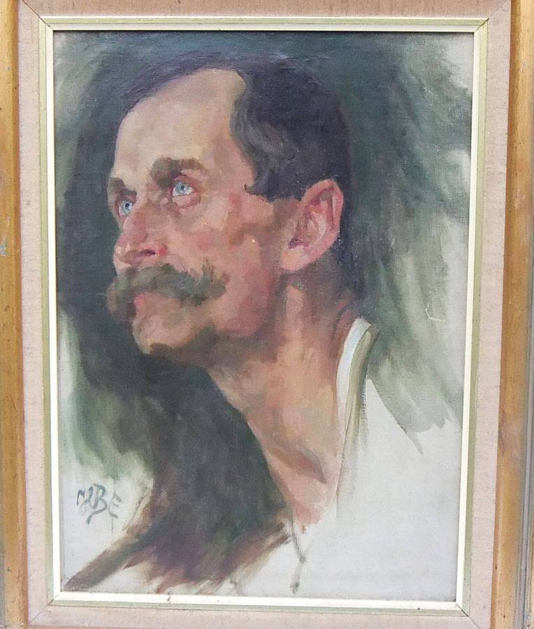 A signed original oil on board painting by international artist Hedwig Brecher Eibuschitz