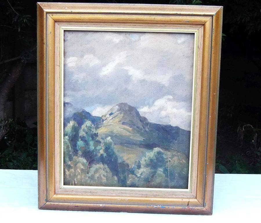 An original oil on board painting by international artist Hedwig Brecher Eibuschitz
