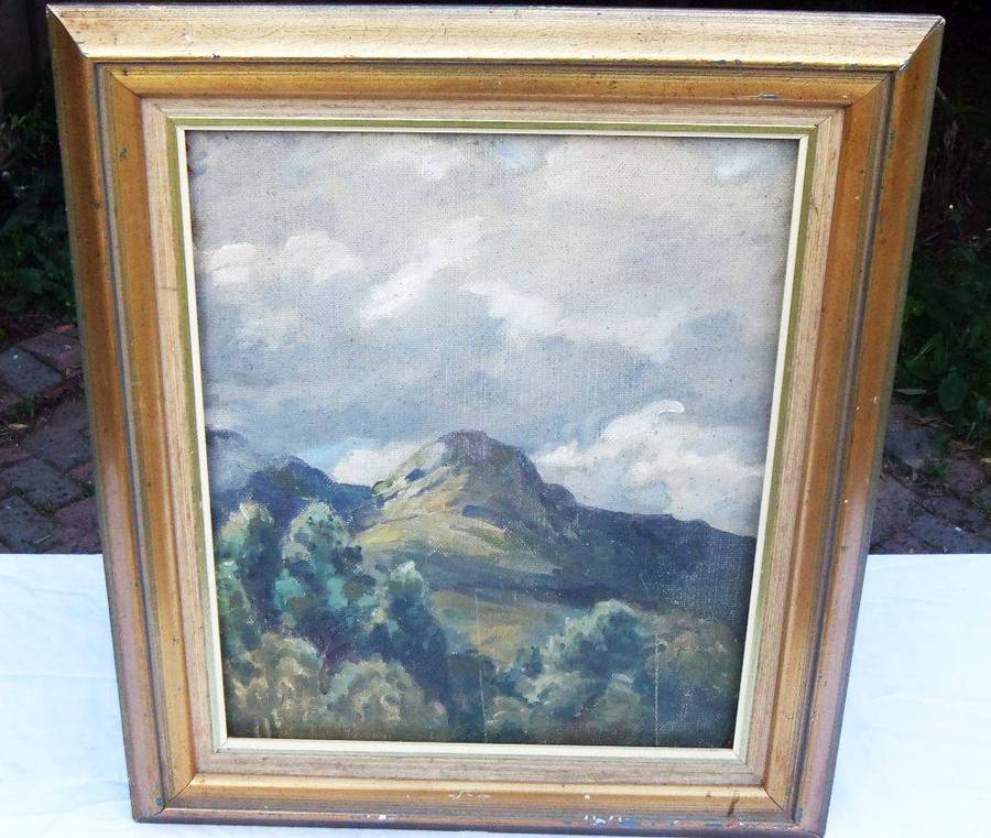 An original oil on board painting by international artist Hedwig Brecher Eibuschitz