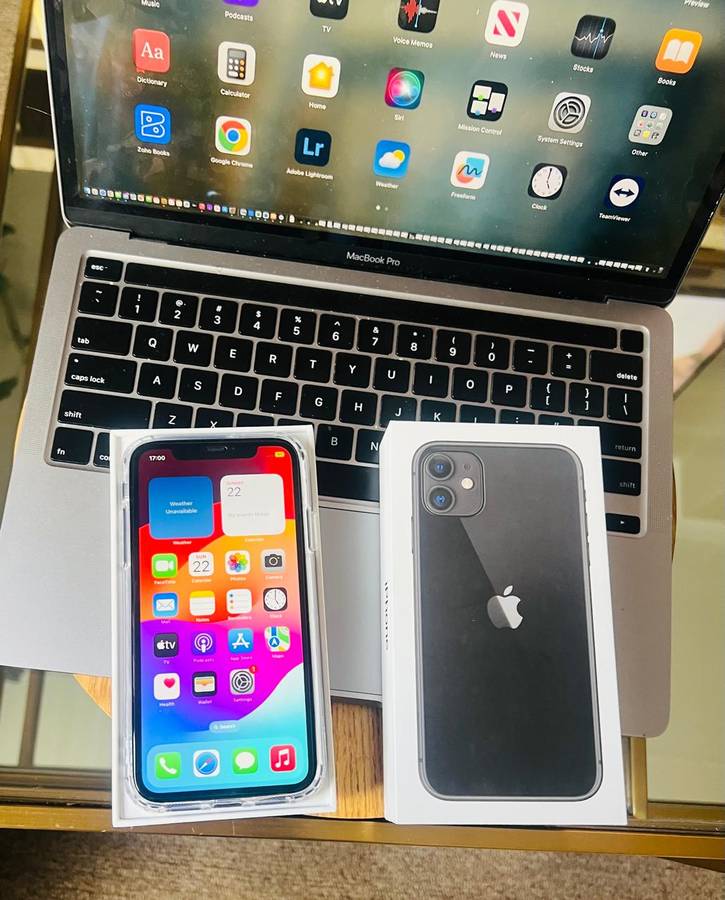 iPhone 11 (256GB)Black + Box & Accessories