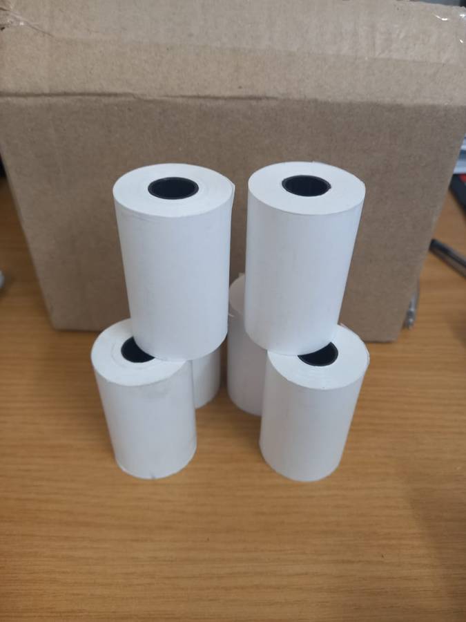Thermal Paper Rolls POS Paper Receipt Rolls 20pcs for  Credit Card Cash Register 55mm