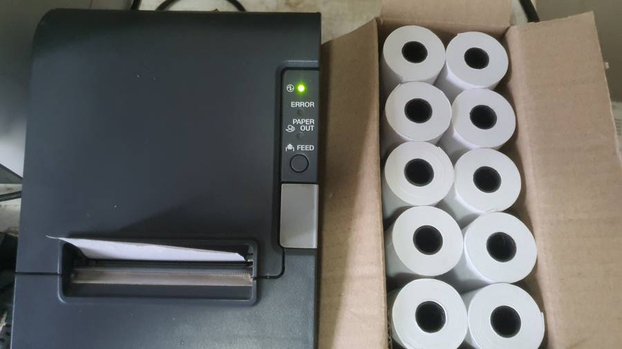 Epson TM-T88IV Thermal Receipt Printer (TM-T88IV-832) -. EXTRA 20 ROLLS OF PAPERS