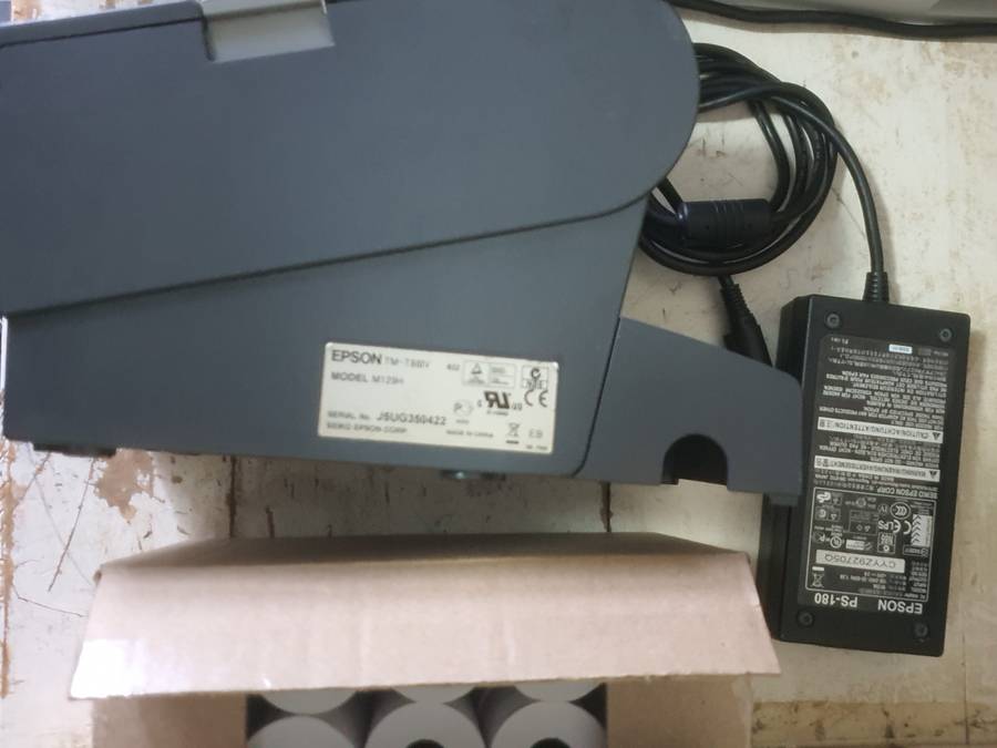 Epson TM-T88IV Thermal Receipt Printer (TM-T88IV-832) -. EXTRA 20 ROLLS OF PAPERS