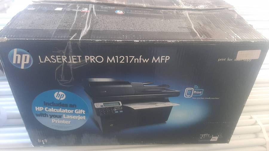 HP LaserJet Pro M1217nfw Wireless Monochrome All-in-One Laser Printer