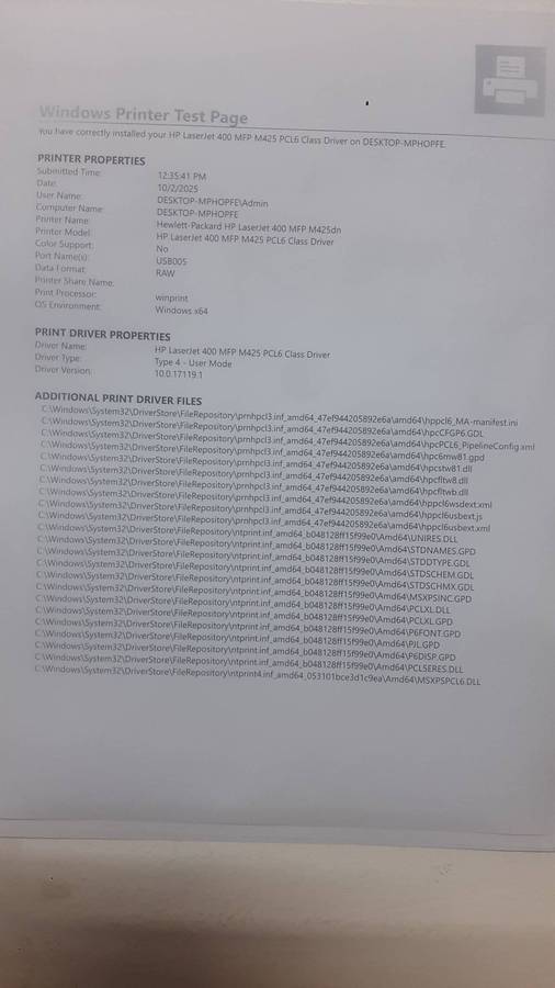 Hp LaserJet Pro 400 MFP M425dn Print, Copy, Scan, HP ePrint, usb, ethernet, air print