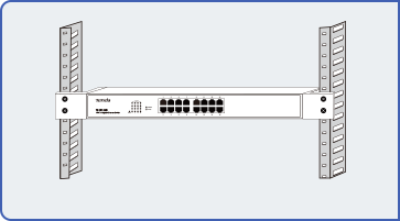 Tenda 16 Port Gigabit Unmanaged Rackmount Ethernet - TEG1016G Network Switch