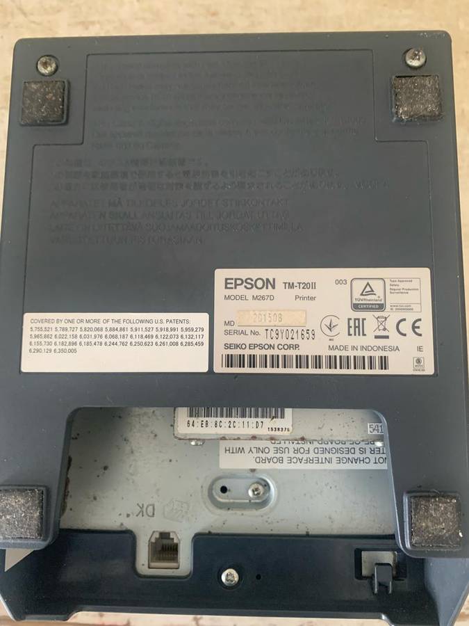 Epson TM-T20II POS Receipt Printer