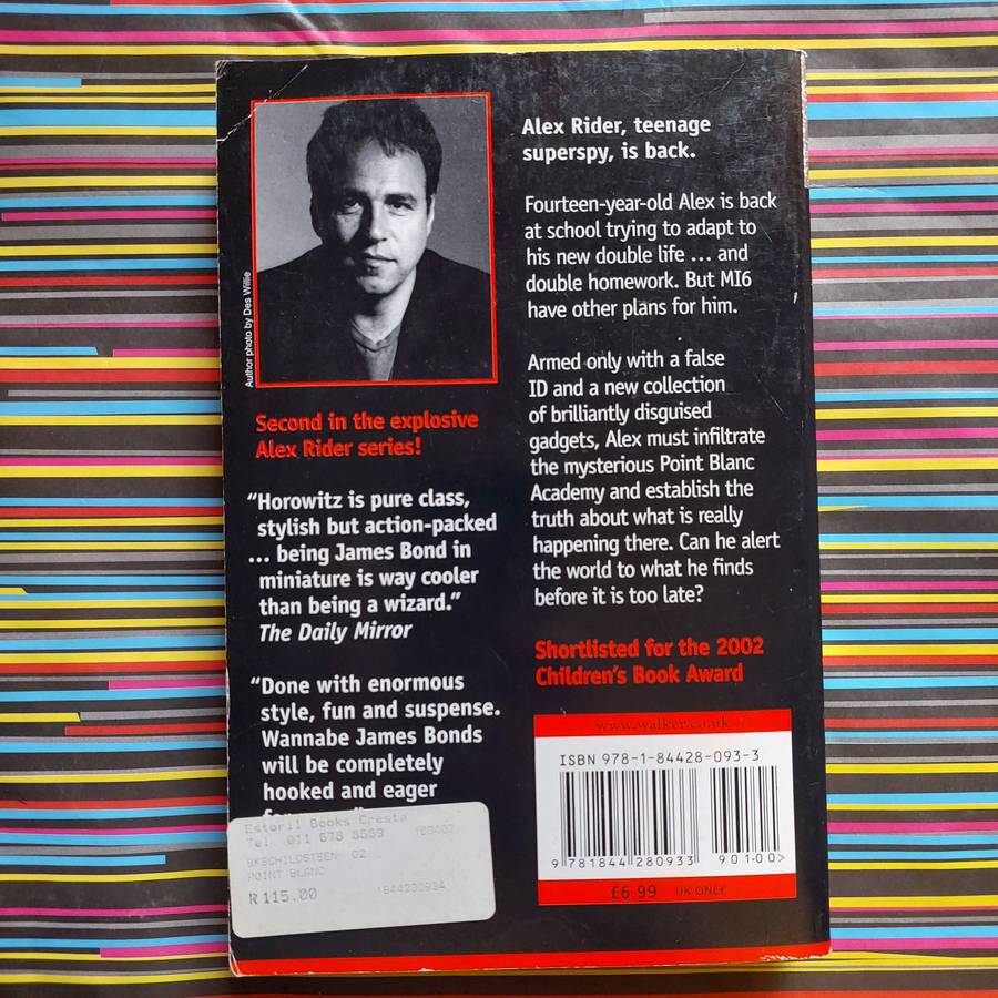 Alex Rider point blanc Anthony Horowitz