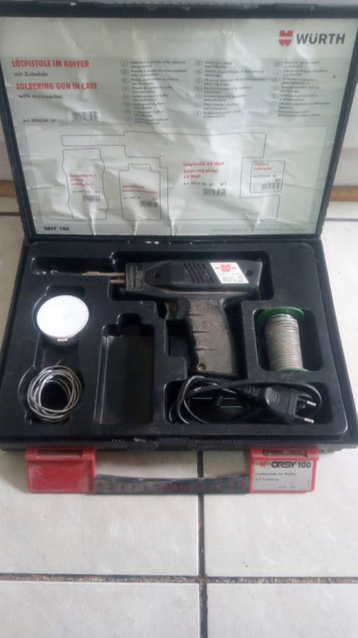 Wurth Soldering iron in case