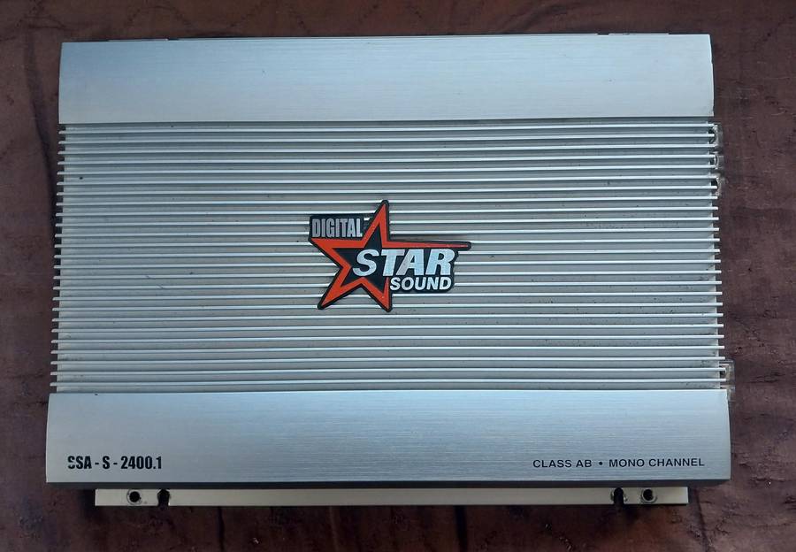 Digital Starsound Monoblock Amplifier 2400W.