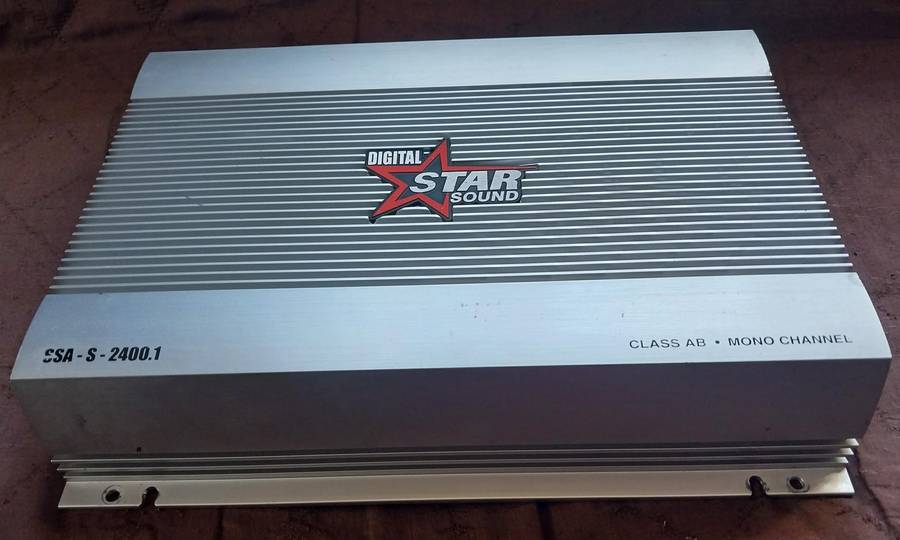 Digital Starsound Monoblock Amplifier 2400W.
